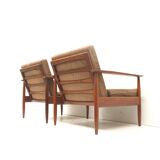 Set of 2 vintage Danish design armchairs from the 1960s
