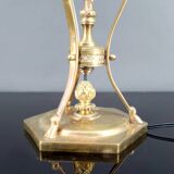 Neoclassical Lamp, Ostrich Egg & Bronze Animal Mount, c. 1900