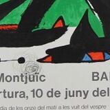Joan Miró - original exhibition poster, 1975