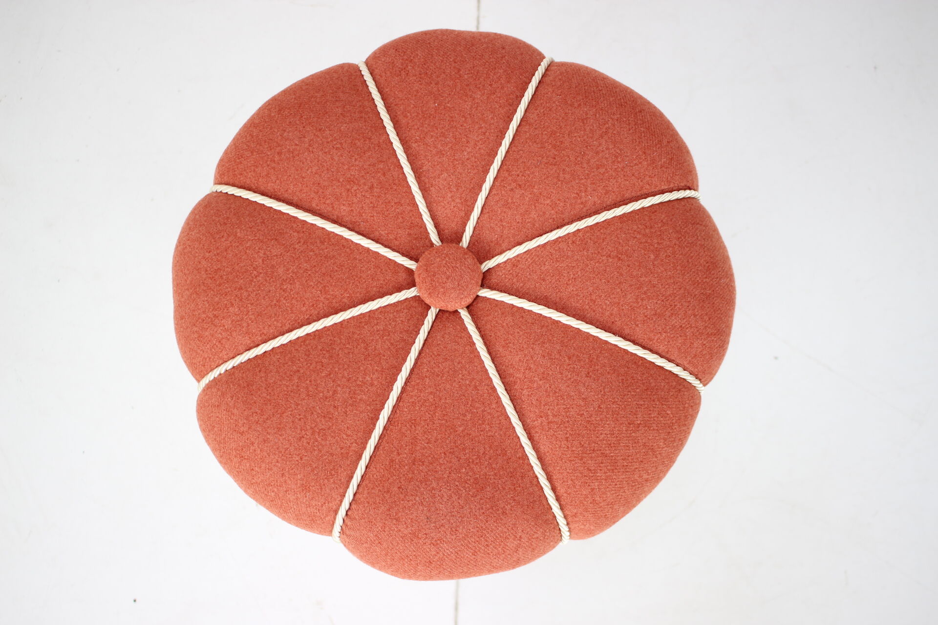Vintage tabouret designed by Jindřich Halabala, 1950's.