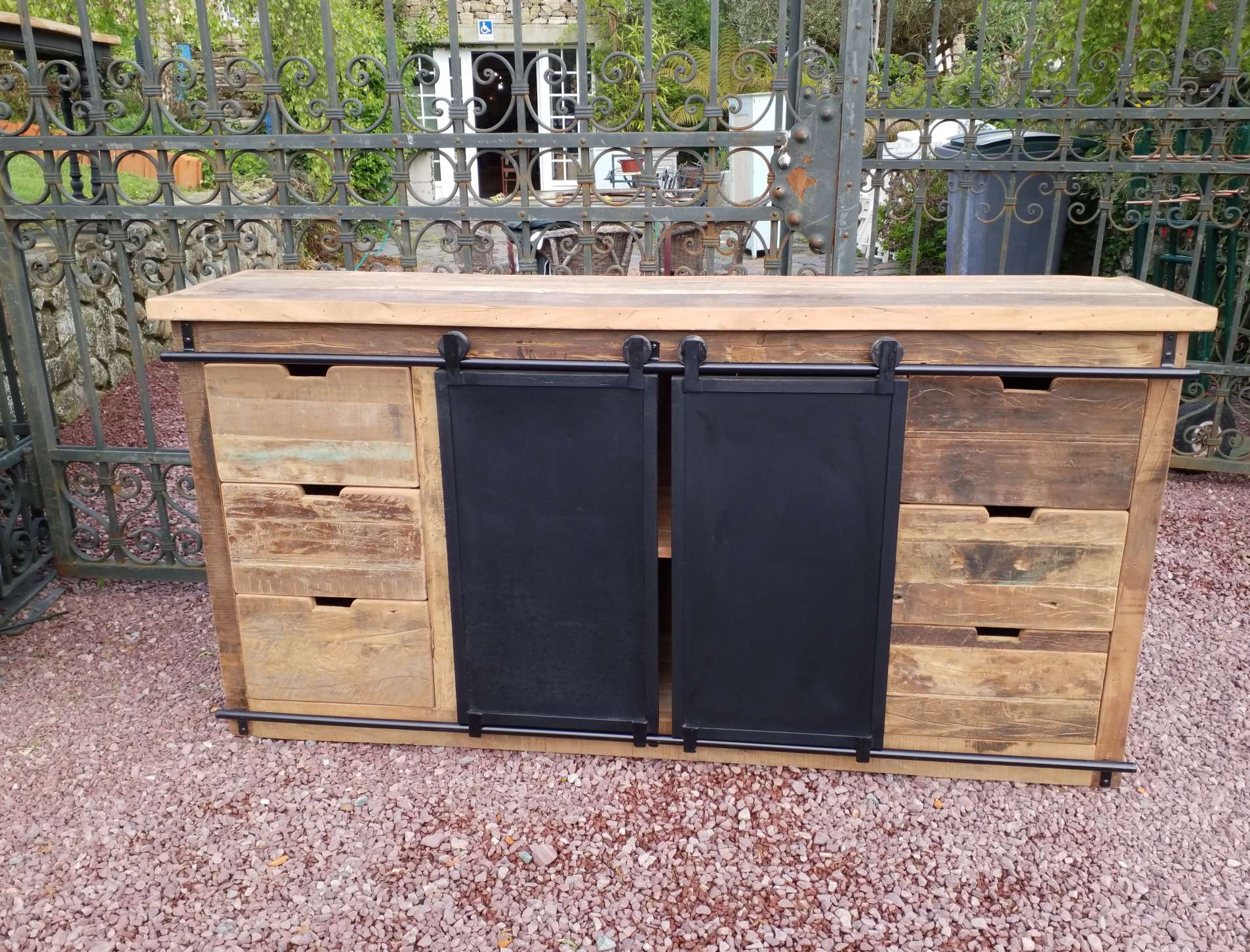 Industrial sideboard