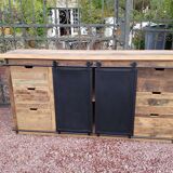 Industrial sideboard