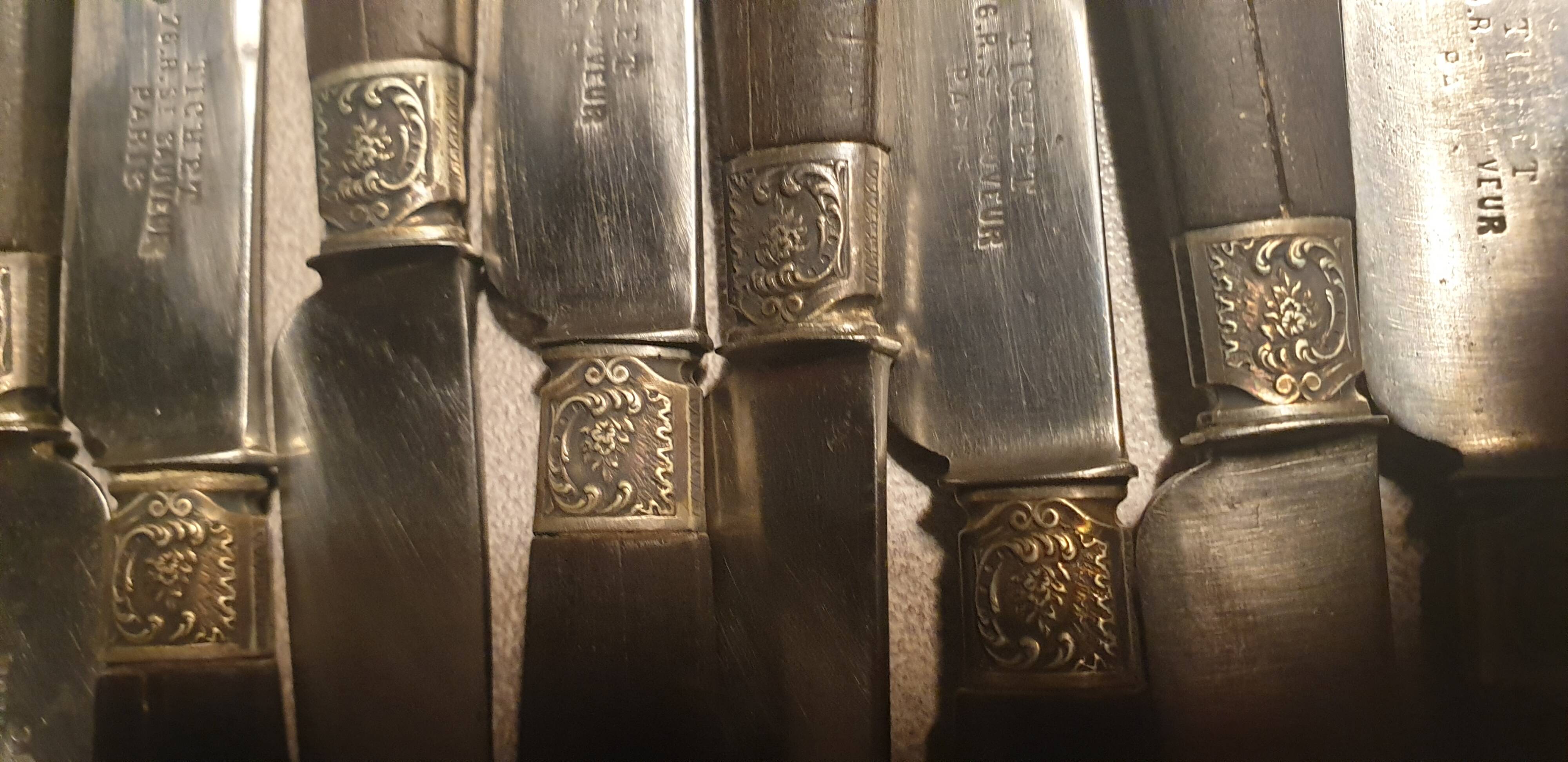 Set of 22 19th century knives