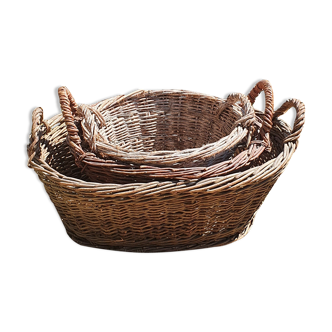 Set of old baskets
