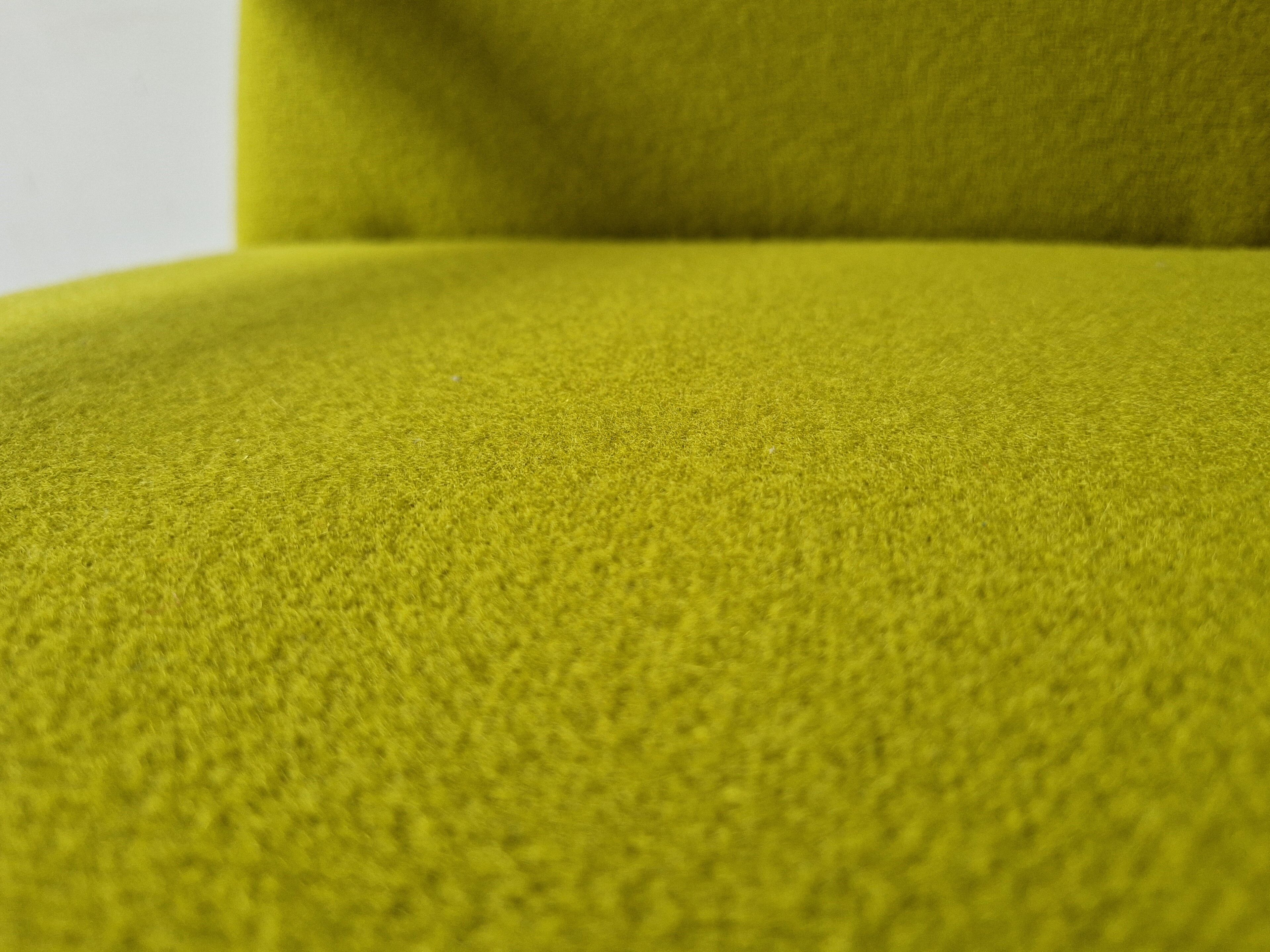 Reupholstered lounge chair by Tjerk Reijenga and Friso Kramer for Pilastro, The Netherlands 1960's