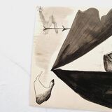Magnifique Gravure Originale Française des années 70