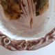 Thistle ceramic bowl, Albert Thiry, Vallauris 1960.