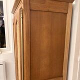 Oak wardrobe with caning