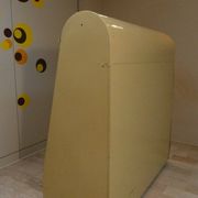 Painted iron display stand, Italy, 1960s.