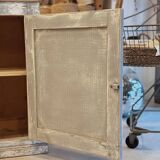 Blue-grey patinated sideboard / jam cupboard