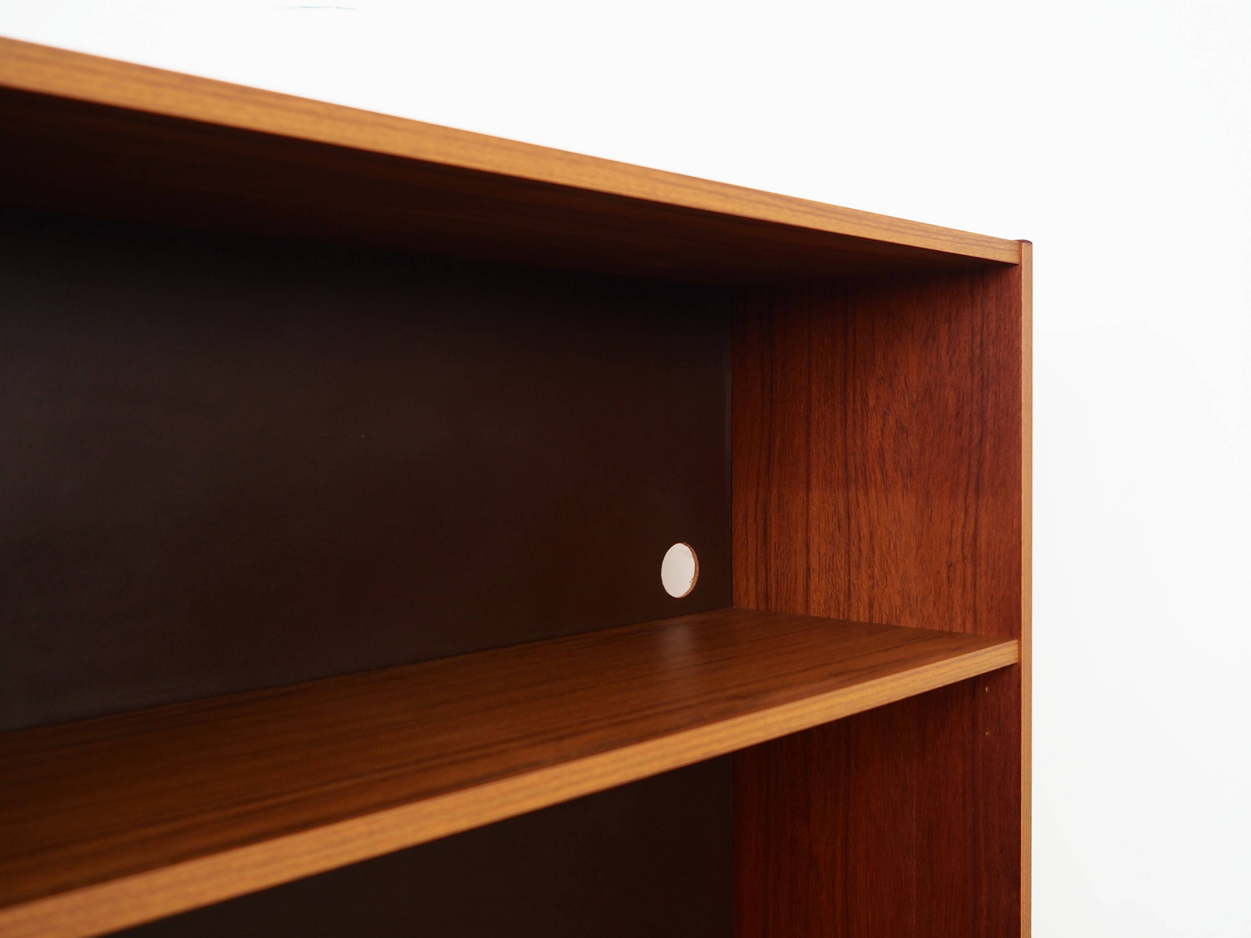 Teak bookcase, Danish design, 1970s, production: Denmark