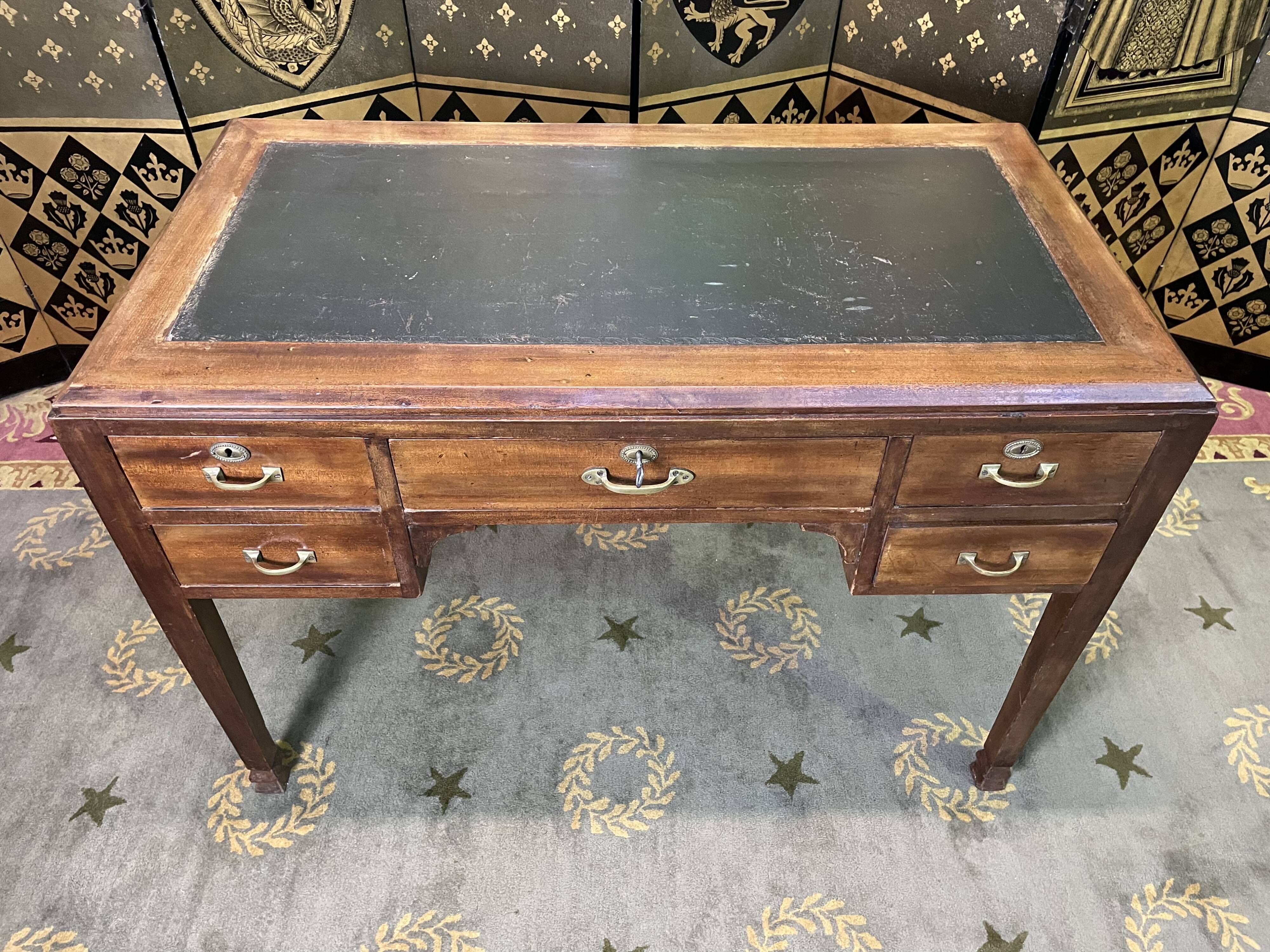 Art Deco era mahogany desk