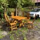 De puydt brutalist dining room set 1970