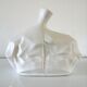 Vase design ceramic effect crumpled paper