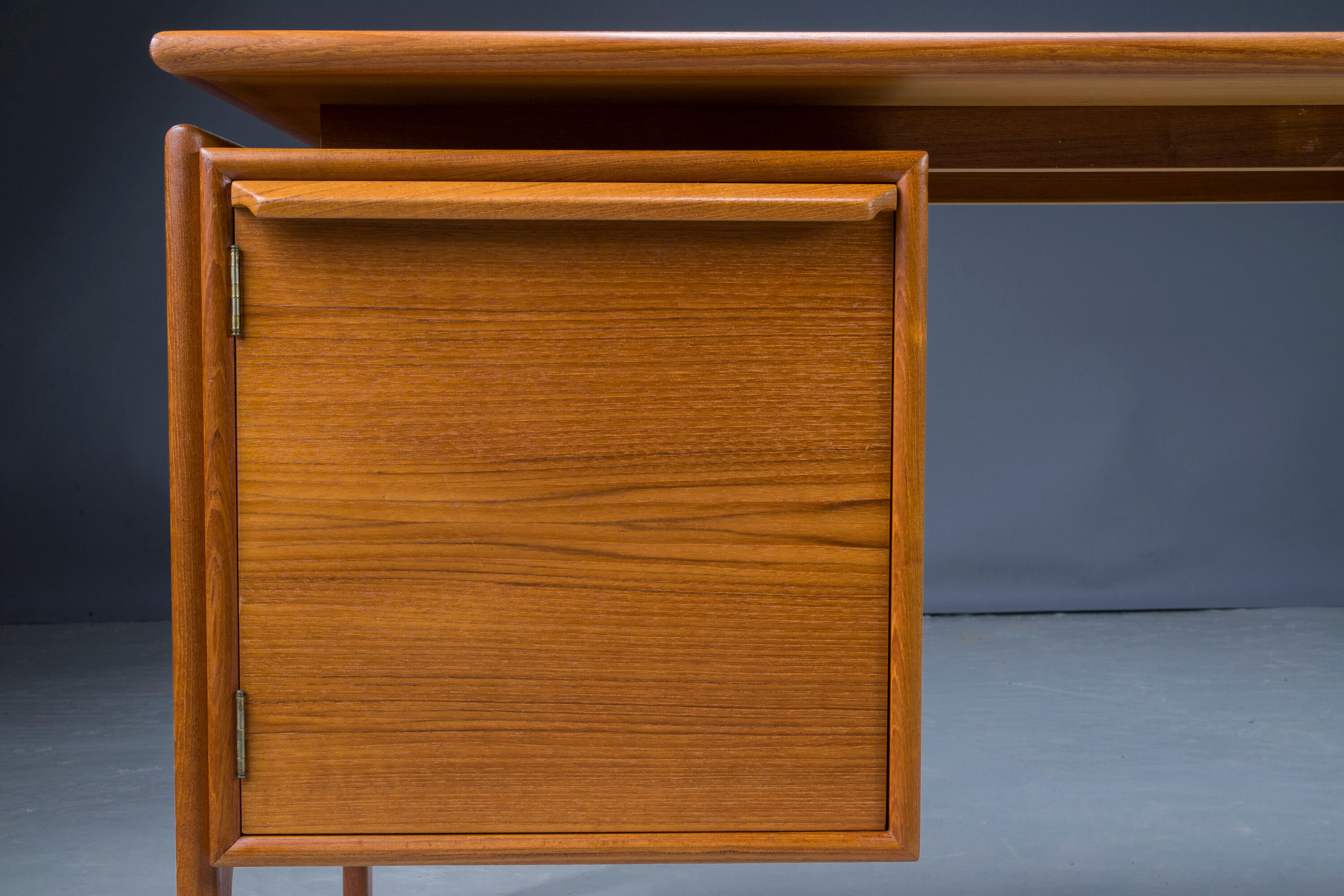 Mid-Century Teak Desk from GV Møbler, 1960s