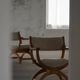 Henning Kjærnulf, Oak and lambswool armchair, "Kurul" model, Mid-century, 1960s