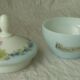 BONBONNIERE VERITABLE OPALINE DECOVERRE PARIS SIGNEE