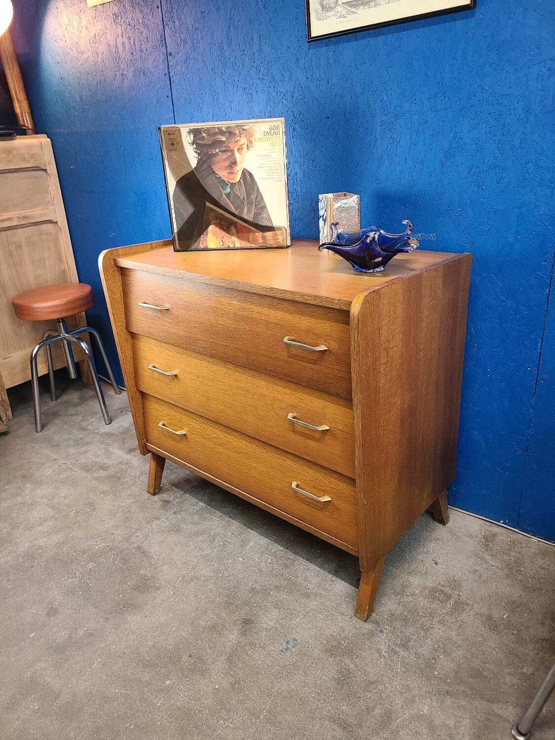 Vintage Scandinavian style chest of drawers. 60s