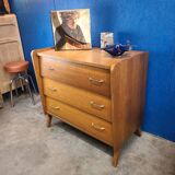 Vintage Scandinavian style chest of drawers. 60s