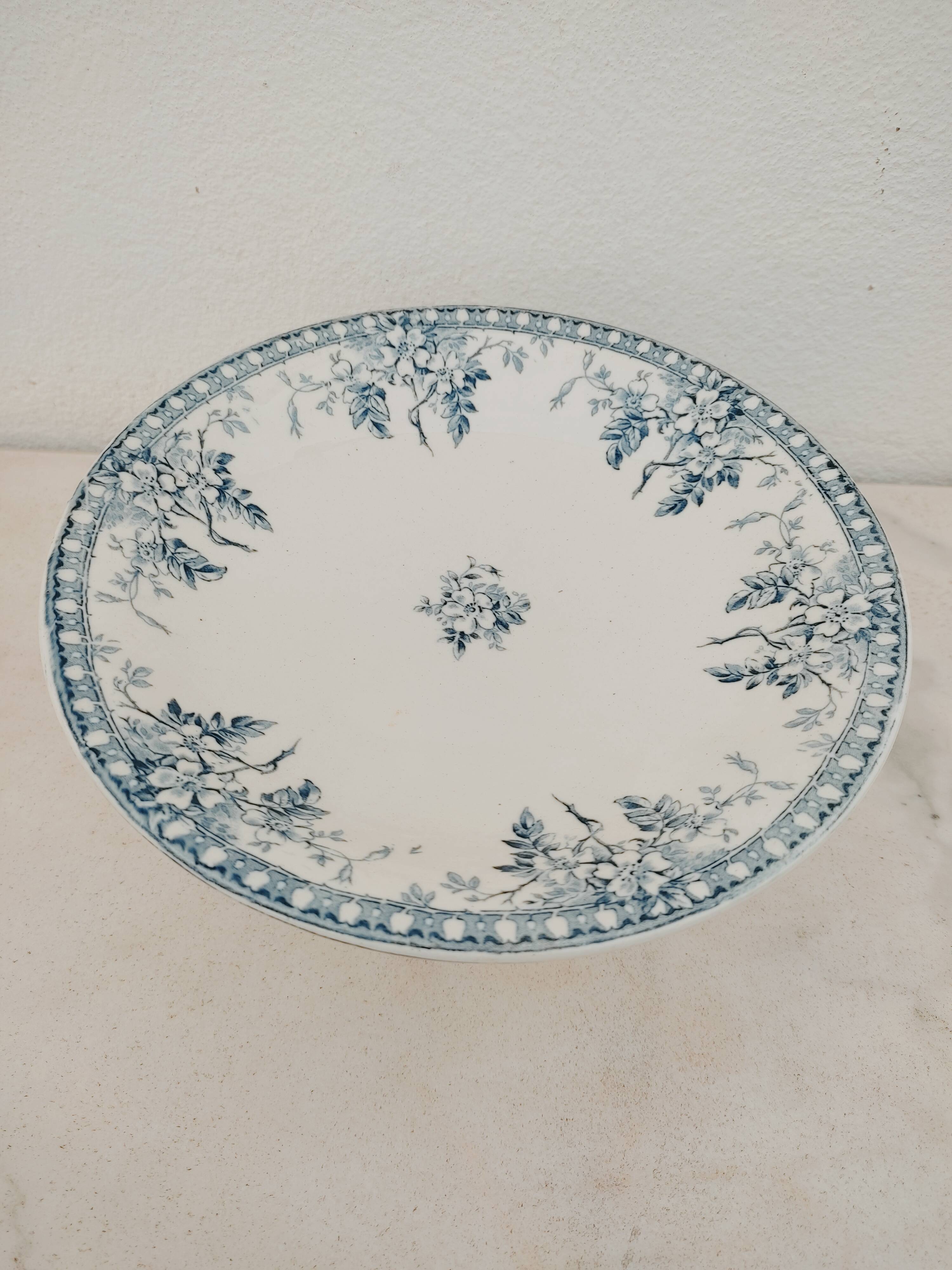 Compotier Gien in earthenware iron earth