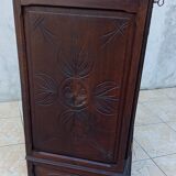 Bonnetière Armoire style Breton en bois naturel