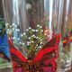 Set of 10 butterfly glasses from the Reims glassworks, vintage.