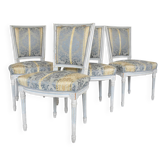 Suite de 4 chaises de style Louis XVI