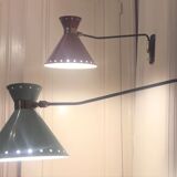 Wall light Diabolo René Mathieu 50s
