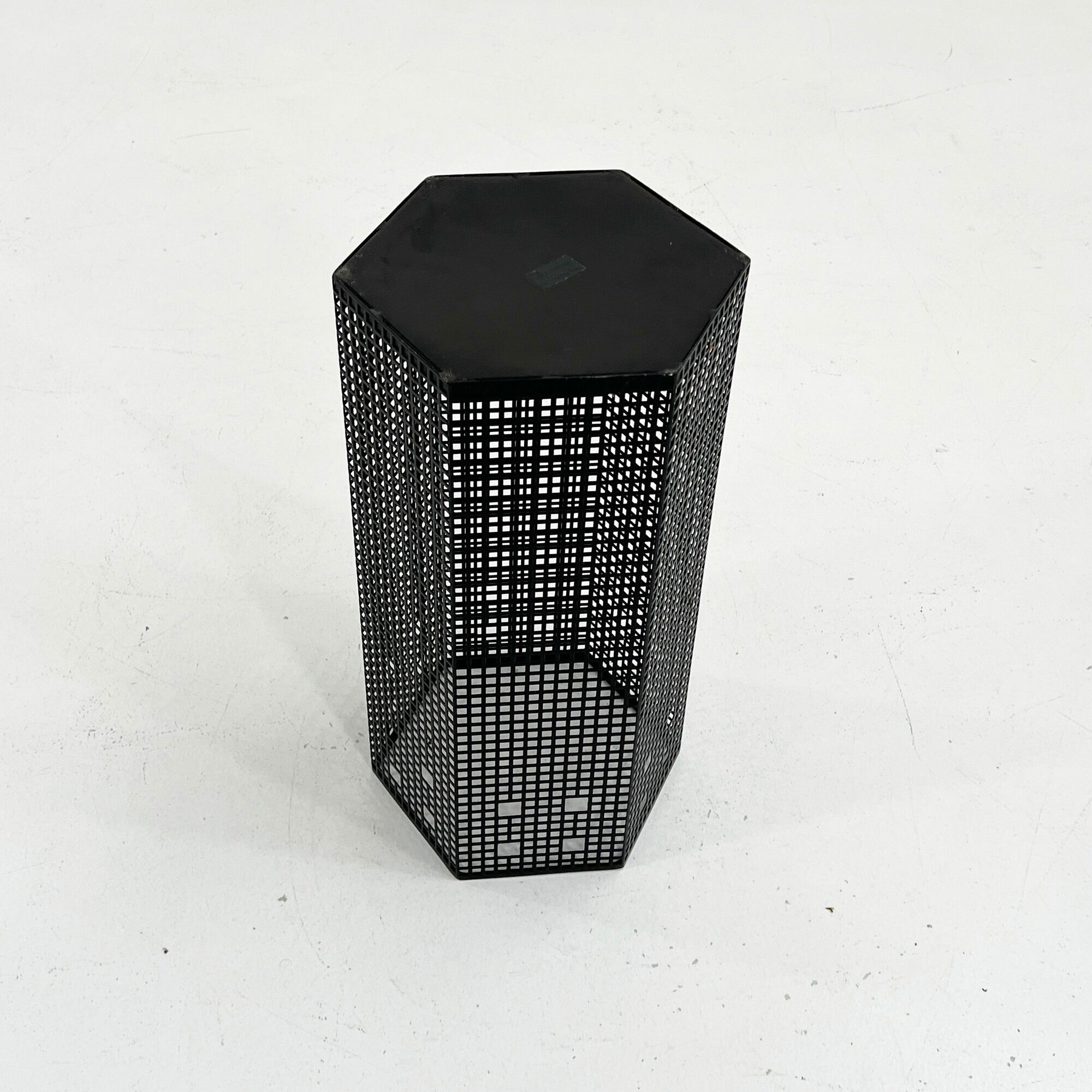 Wastepaper basket or umbrella holder by Josef Hoffmann for Bieffeplast, 1980