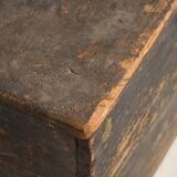 Antique cobalt blue ammunition trunk (c.1900) #64