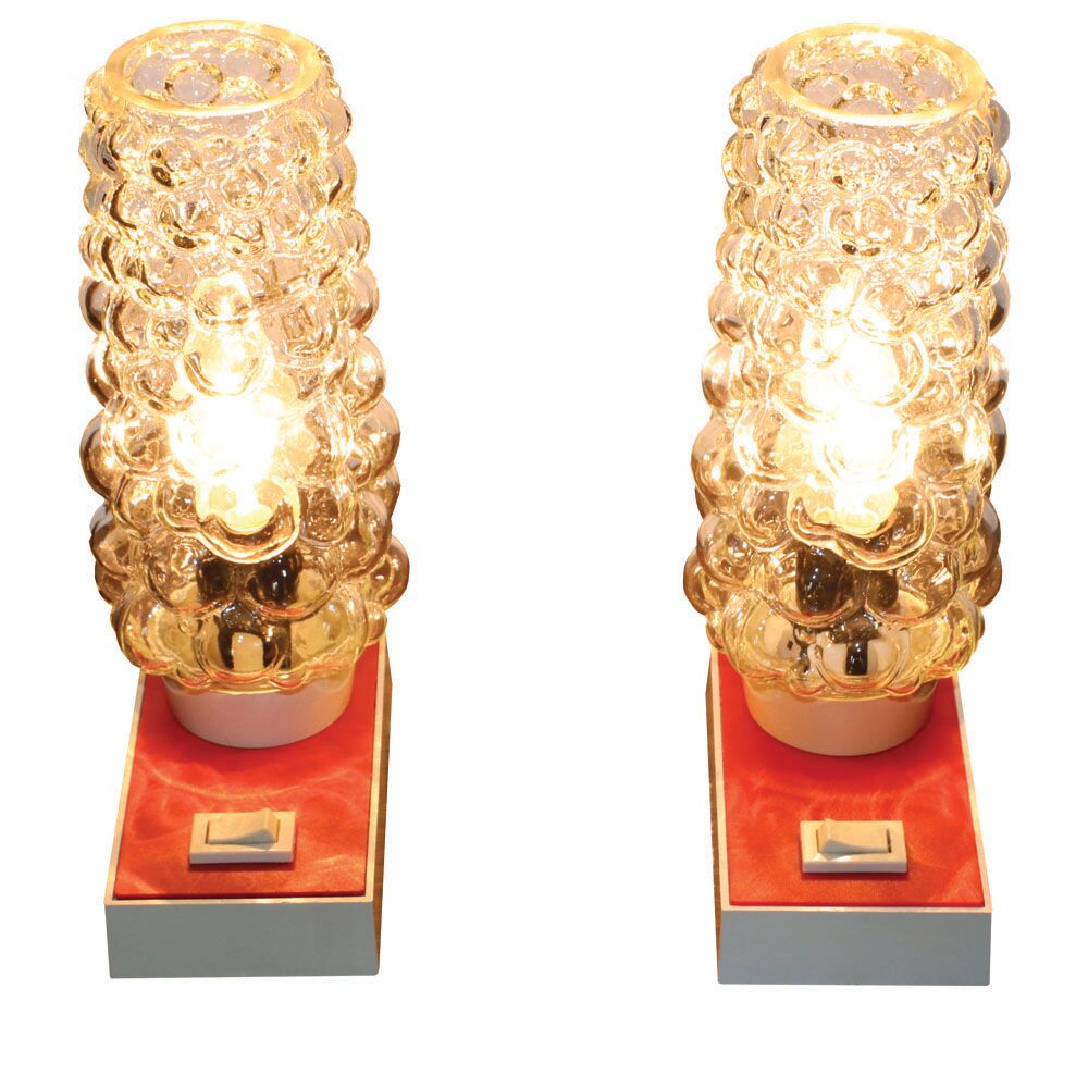 Bedside table lamps from Hawill, 1960