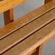 Pair of solid wood benches by Christian Durupt, Courchevel, circa 1960