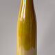 Vase soliflore en céramique jaune irisé 34cm