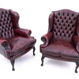 Unique Chesterfield set, Western Europe, mid-20th century.