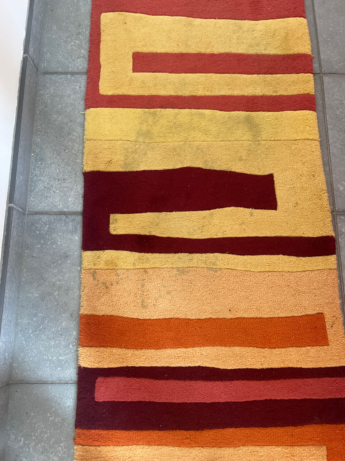 Vintage hallway carpet O.A.T., 1970s.