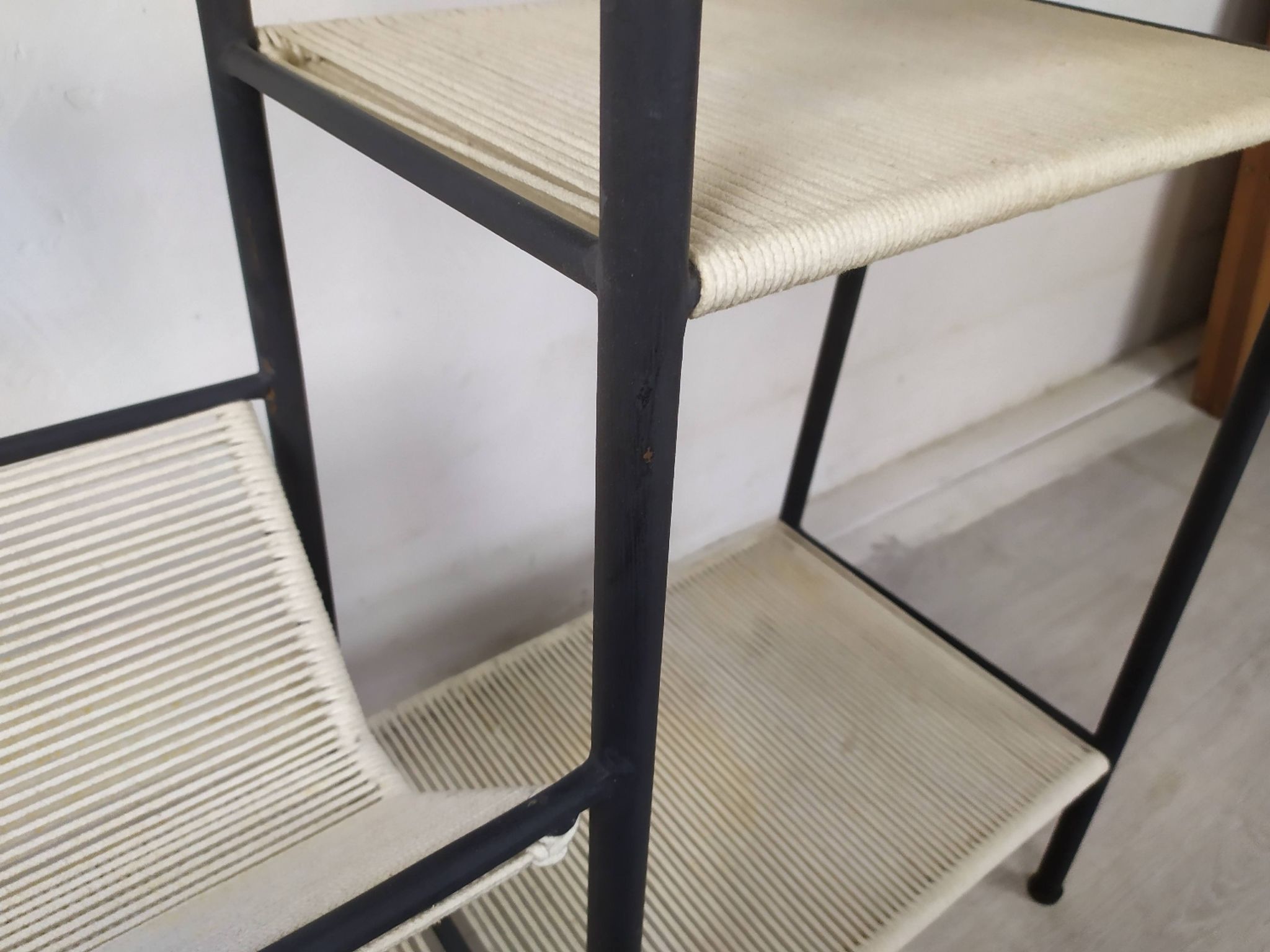 Étagère vintage corde