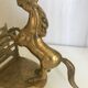 Pair of vintage brass bookbands