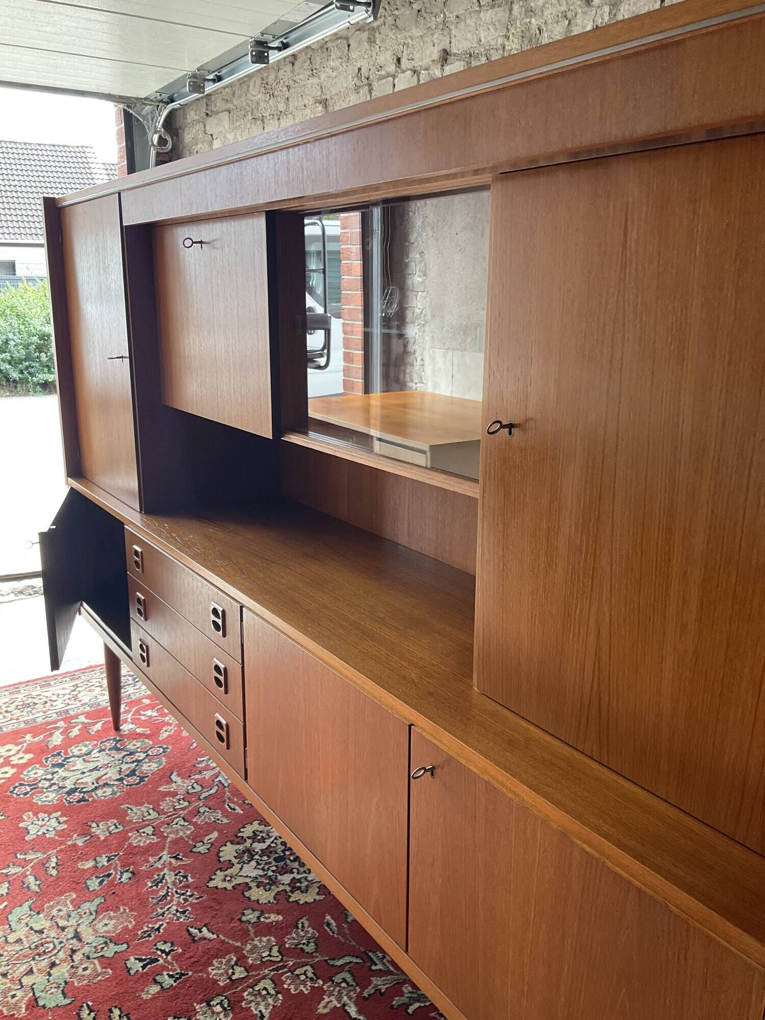 Buffet Enfilade Scandinavian bright bar from the 60s