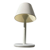 Industrial white metal lamp 1980