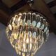 Venini glass chandelier, 3 levels, Italy, 1970