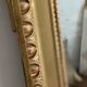 Antique napoleon mirror lll gilded pediment with rare gold leaf 103x182cm
