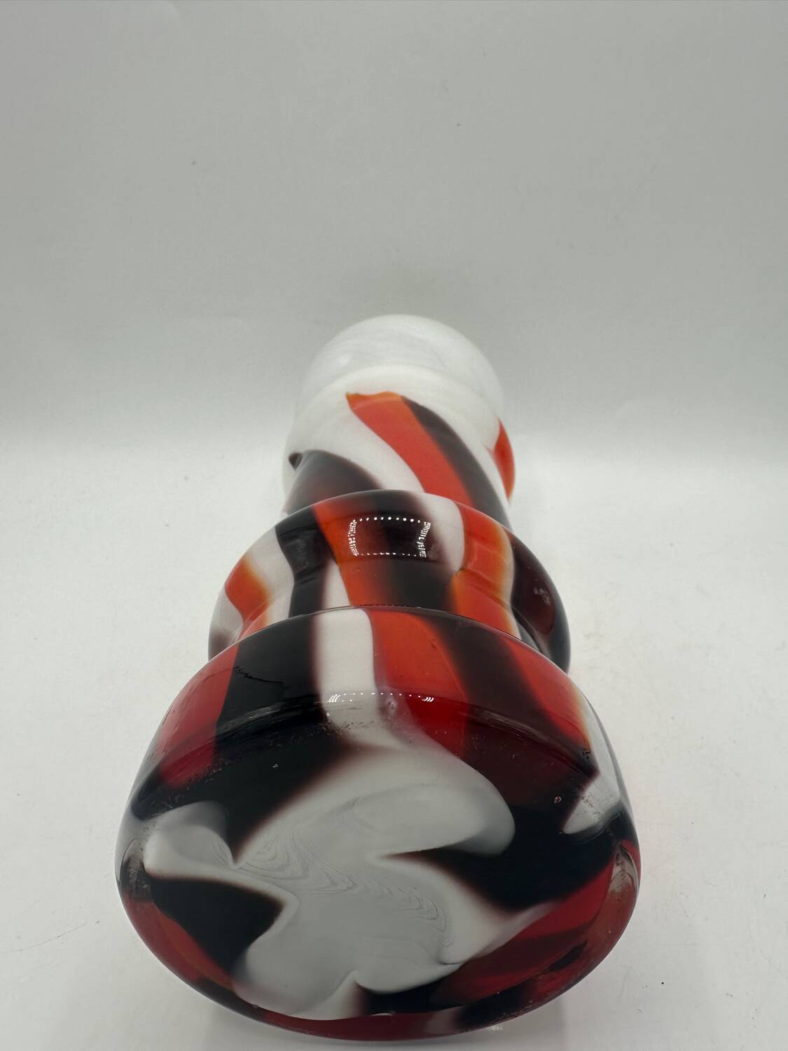 Flamed opaline vase