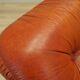 Red leather sofa, Italian design, 1970s, manufacturer: PelleRossi