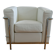 LC2 armchair Le Corbusier white leather reissue Cassina (4 armchairs available).