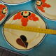 Hand-painted cake set 1960s/70s