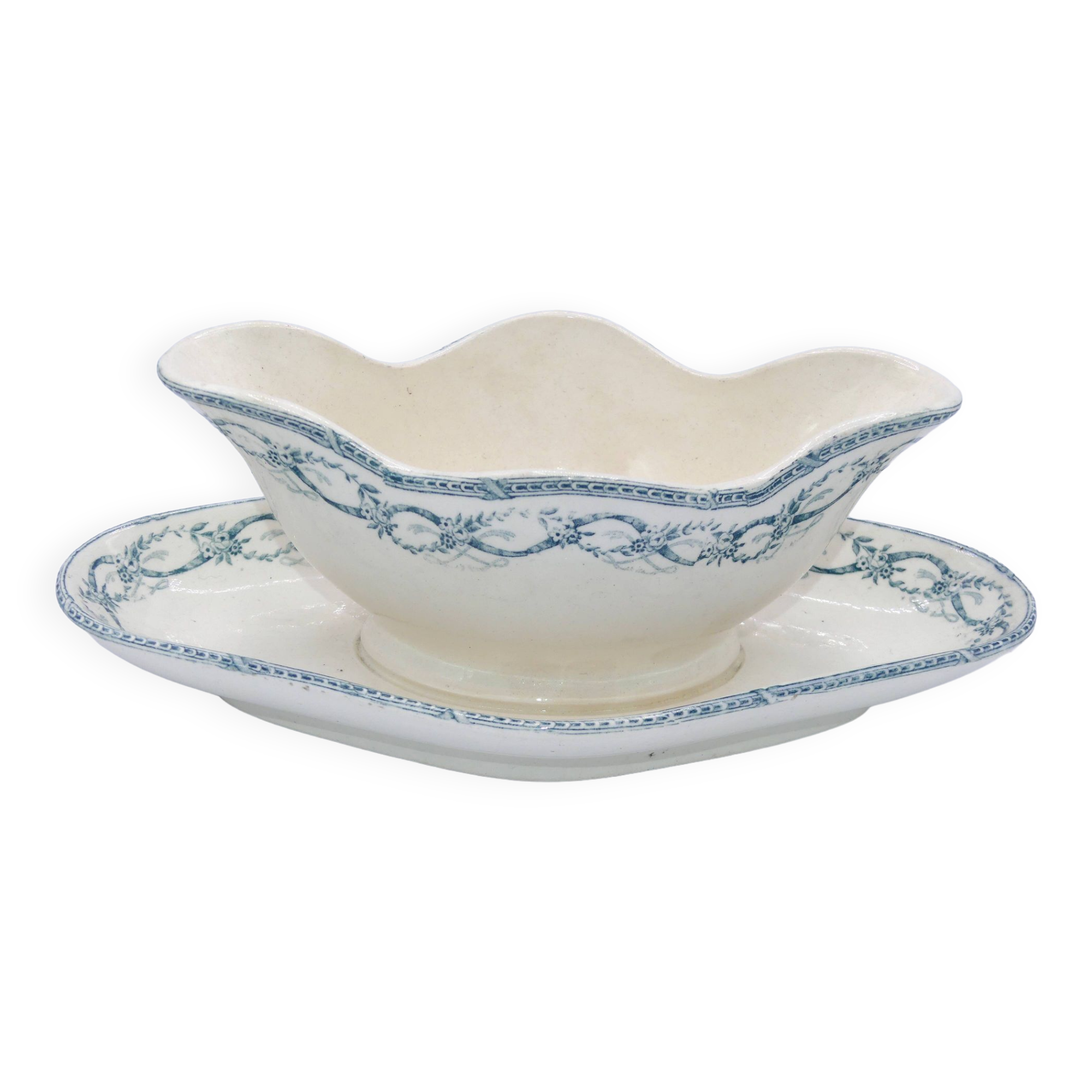 Terre de fer sauce boat Salins Récamier