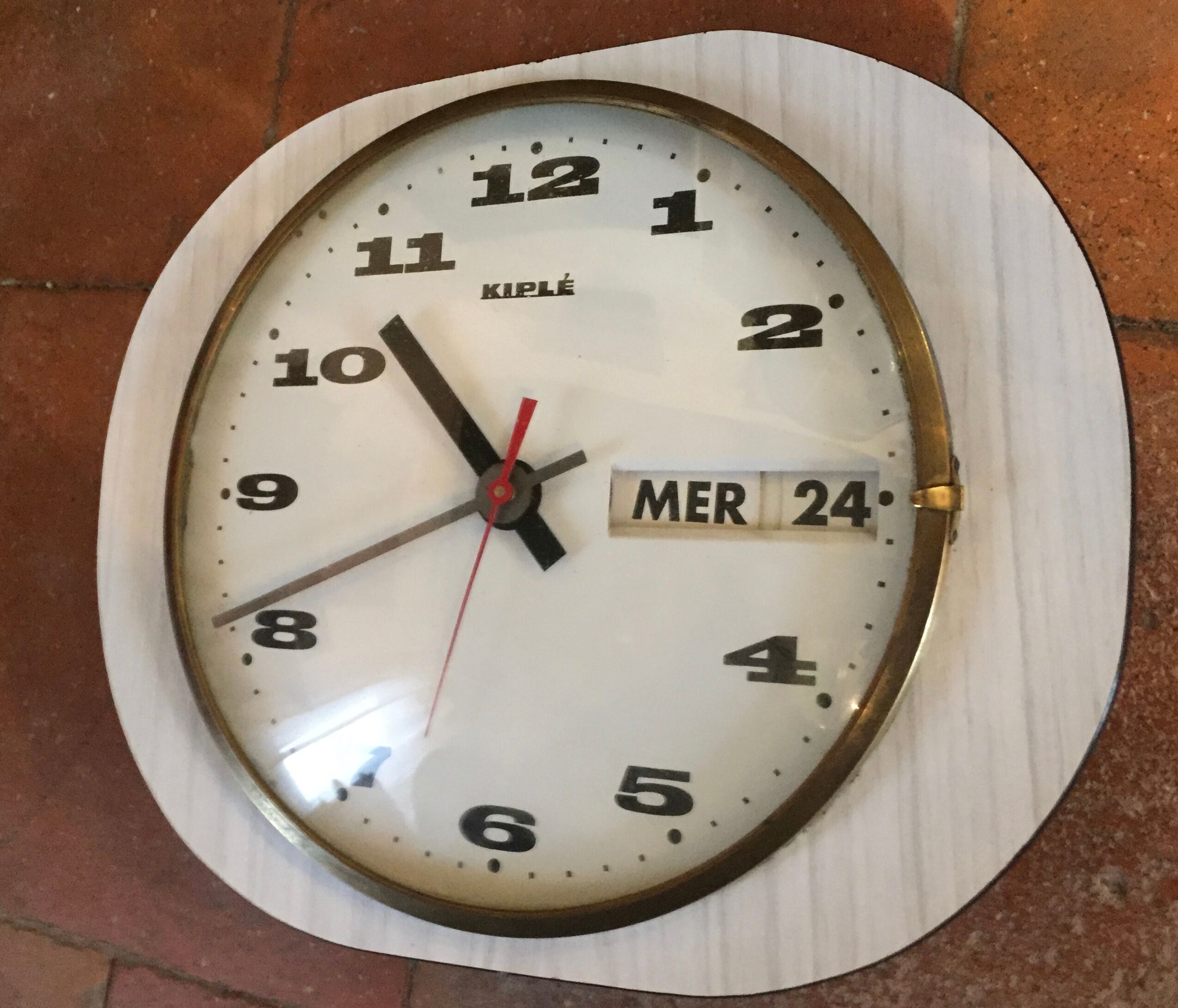 Pendulum in formica "Kiplé", 60 years