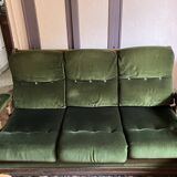 Velvet sofa bed