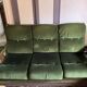 Velvet sofa bed