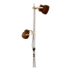 Mid-century Space Age brown Anvia floor lamp